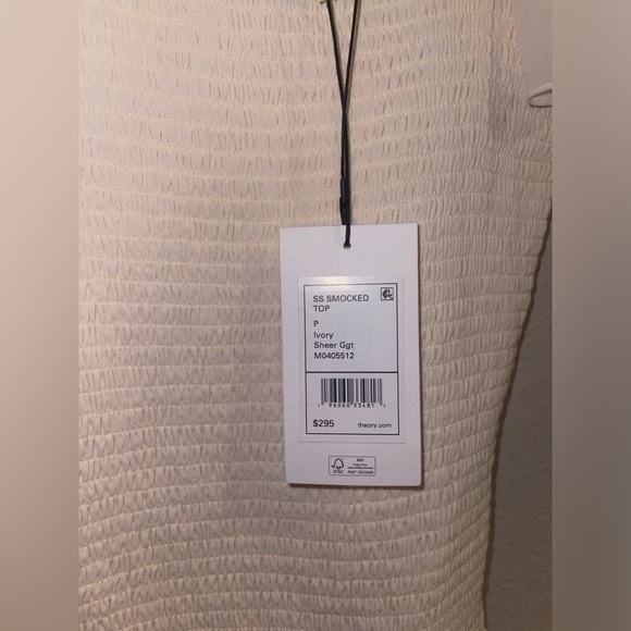 THEORY smocked top - Picture 4 of 5